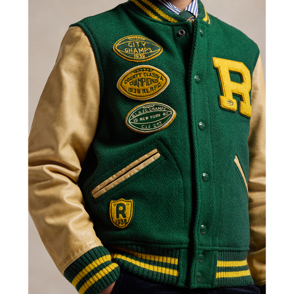 Veste universitaire ralph lauren deals