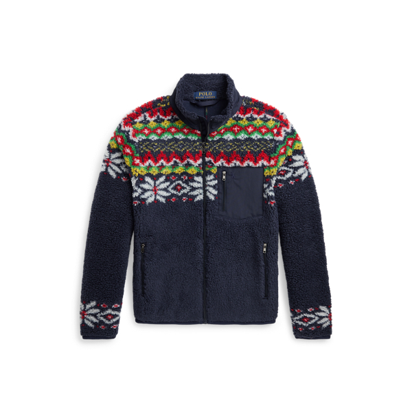 Fair Isle Teddy Fleece Jacket für Jungen | Ralph Lauren® DE