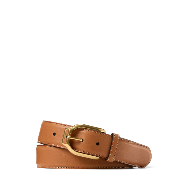 CEL Gold Buckle Belt  25mm Brown Calfskin 178254