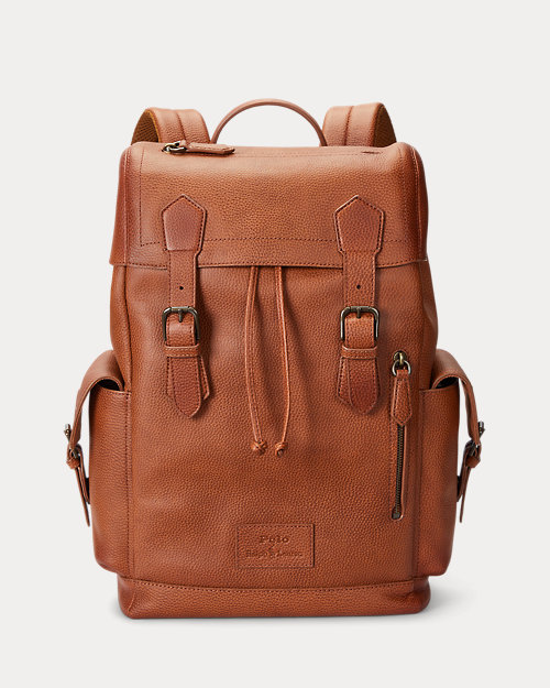 Pebbled Leather Backpack