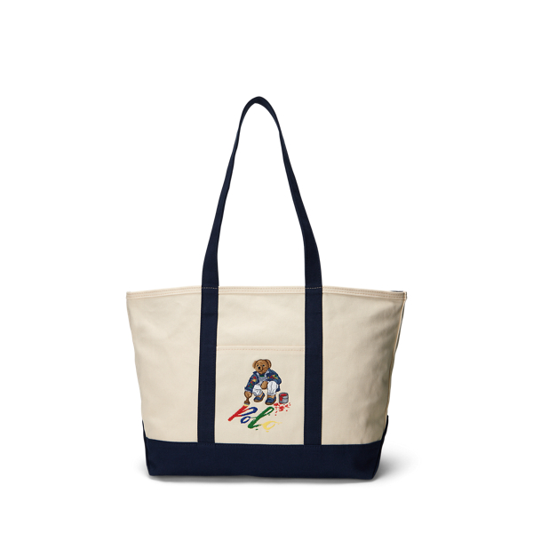 Polo Bear Canvas Tote