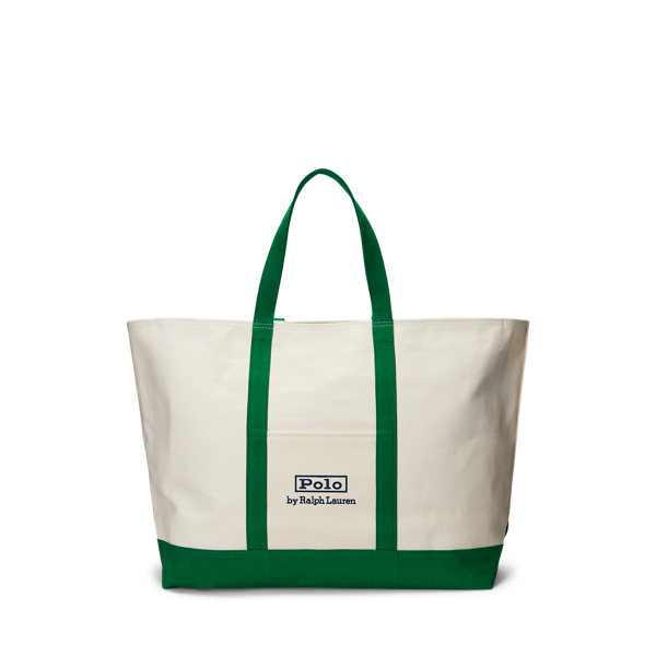 Logo-Embroidered Canvas Tote