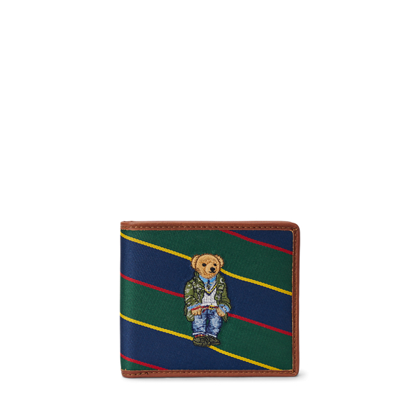 Polo Bear Jacquard Billfold Wallet