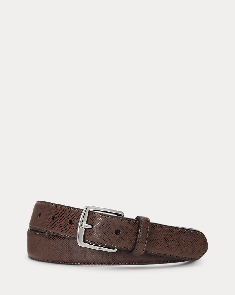 Saffiano Leather Belt Polo Ralph Lauren 1
