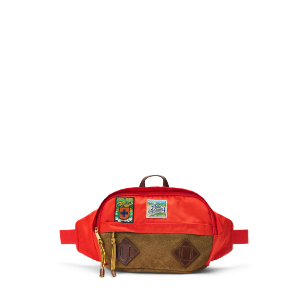 Suede-Trim Trail Waistpack