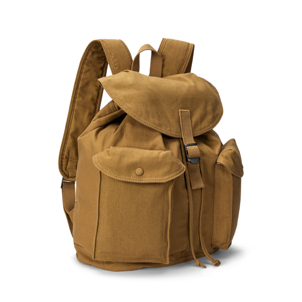 Flap Top Canvas Backpack