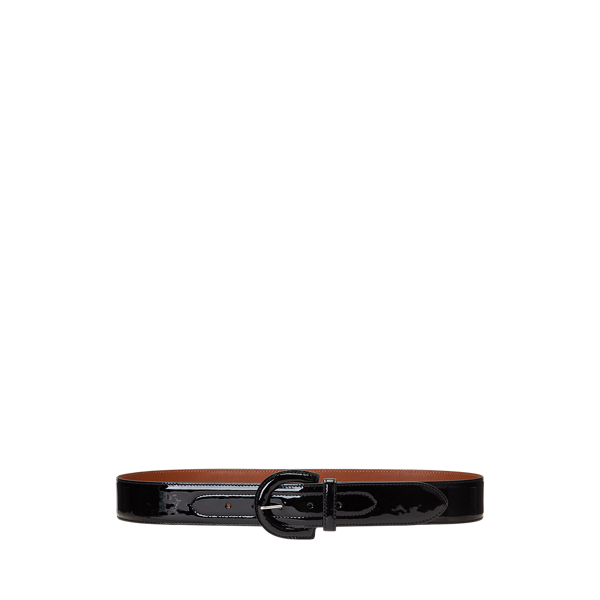 Patent Leather Wide Belt Lauren 1