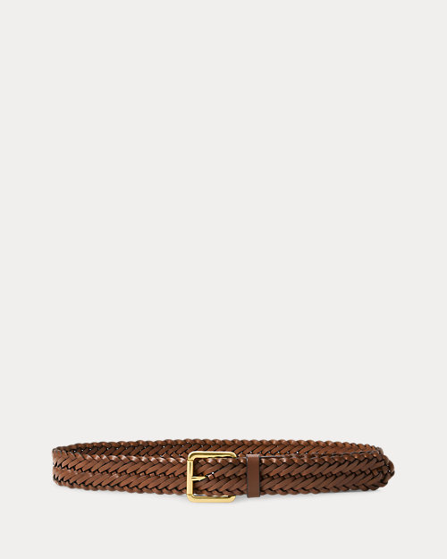 Braided Vachetta Leather Belt