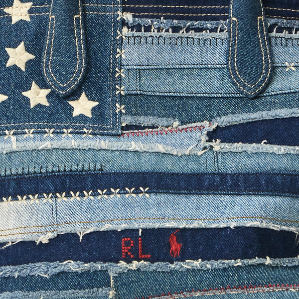 Mittelgroße Denim-Tragetasche Bellport für Damen | Ralph Lauren® DE