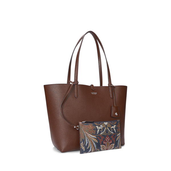 Mini reversible faux leather tote bag sale
