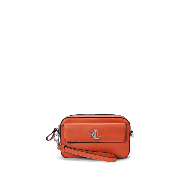 Leather Small Marcy Convertible Pouch for Women | Ralph Lauren® UK