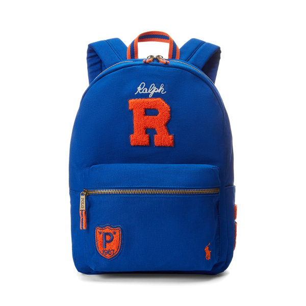 Letterman-Patch Canvas Backpack BOYS 6–14 YEARS 1