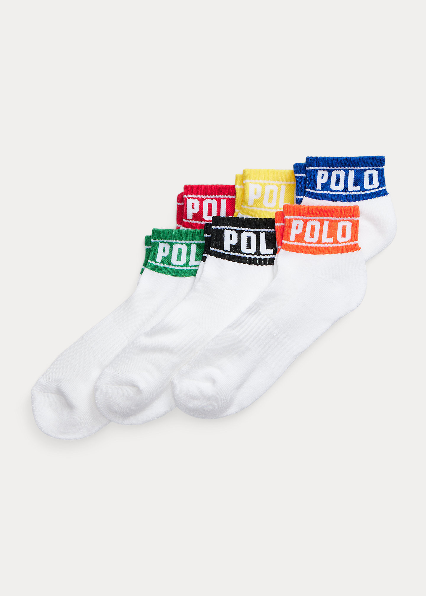 Logo Quarter-Length Sock 6-Pack