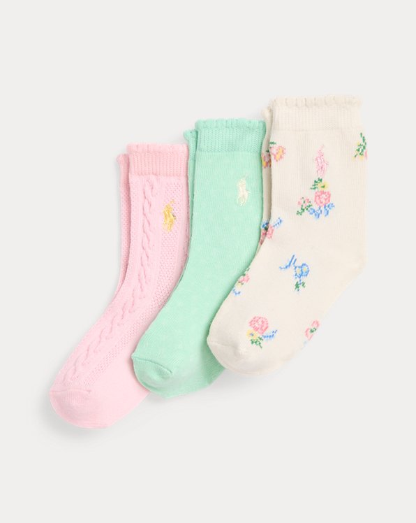 Floral Ankle Sock 3-Pack