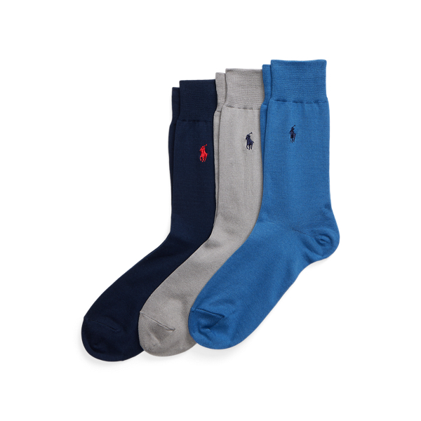 Cotton-Blend Trouser Sock 3-Pack Polo Ralph Lauren 1