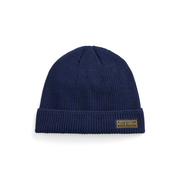 Rib-Knit Cotton Watch Cap