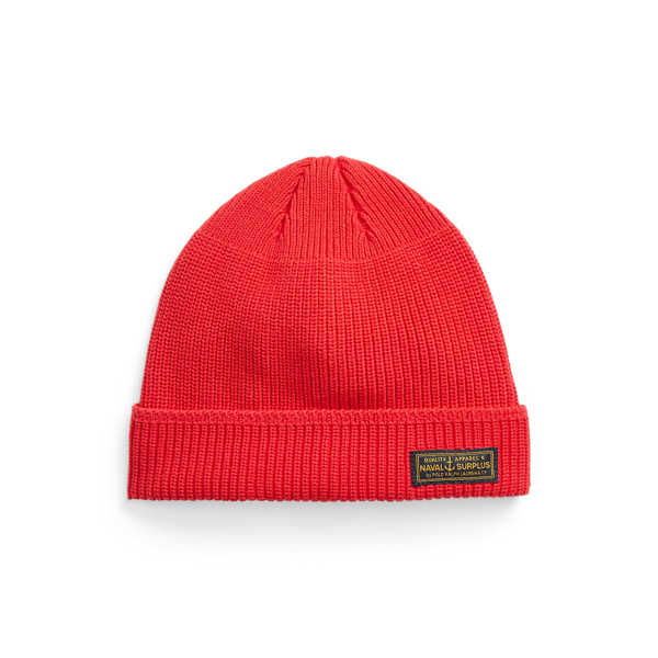 Rib-Knit Cotton Watch Cap