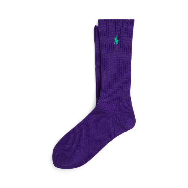 Cotton-Blend Crew Socks