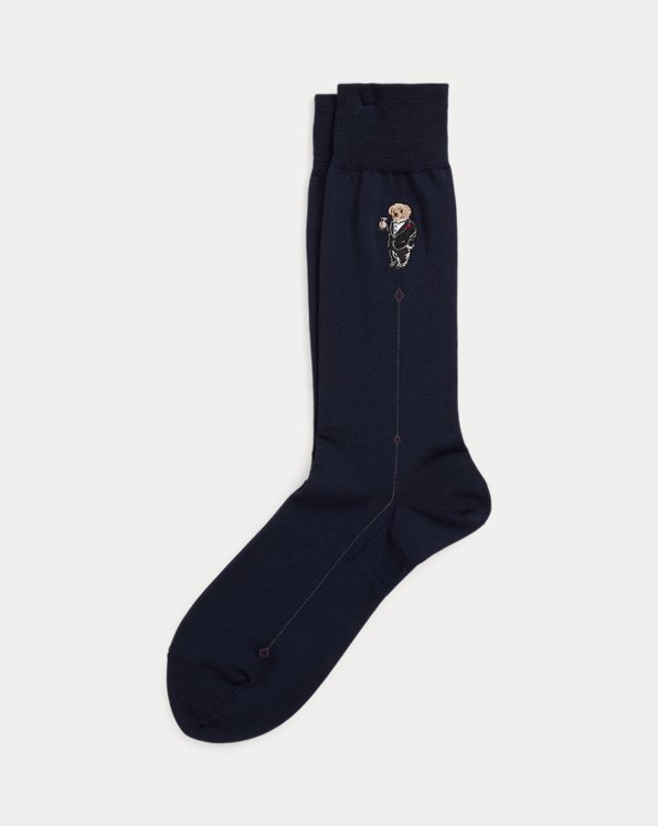 Polo Bear Wool-Blend Trouser Socks