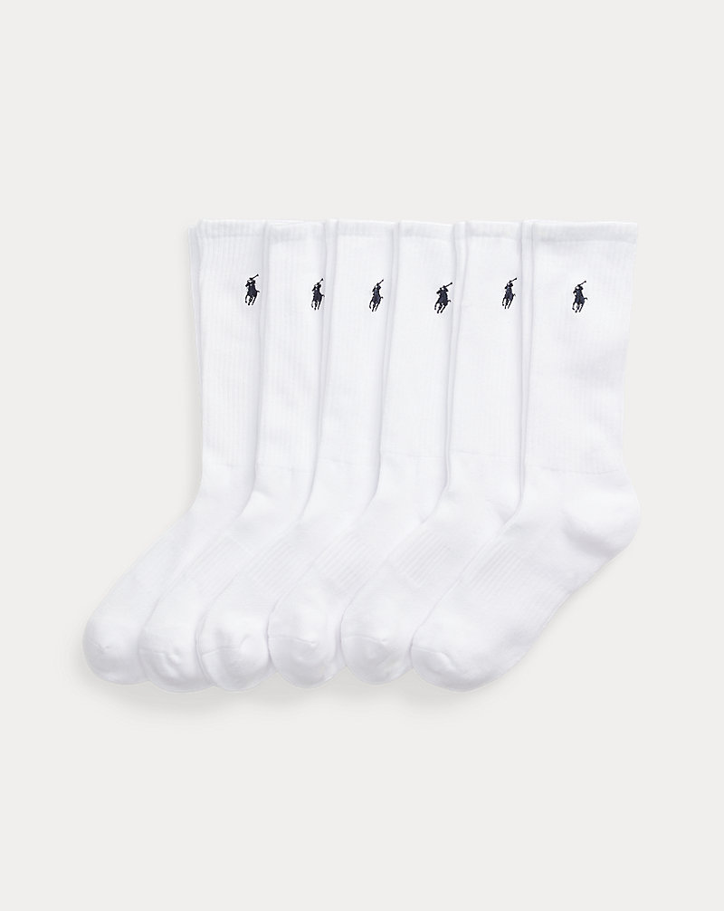 Cotton-Blend Crew Sock 6-Pack Polo Ralph Lauren 1
