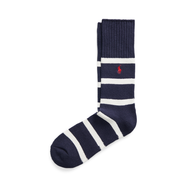 Striped Cotton-Blend Crew Socks Polo Ralph Lauren 1
