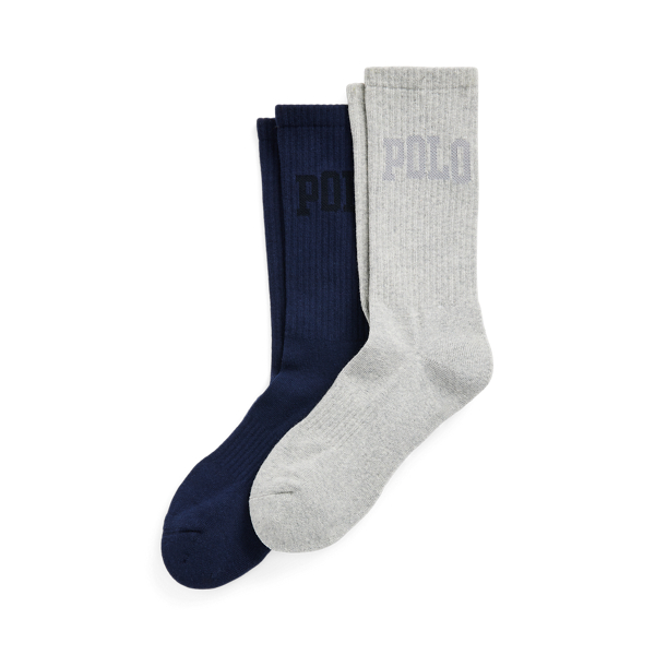 Big Pony Cotton-Blend Crew Sock 2-Pack Polo Ralph Lauren 1