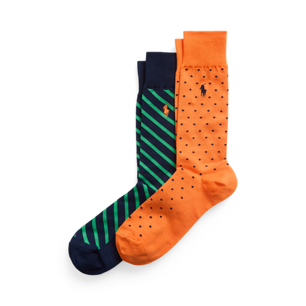 Orange polo socks on sale