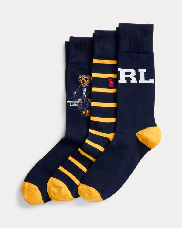 Polo Bear Trouser 3-Sock Gift Set