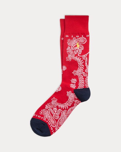 Bandanna-Print Trouser Socks