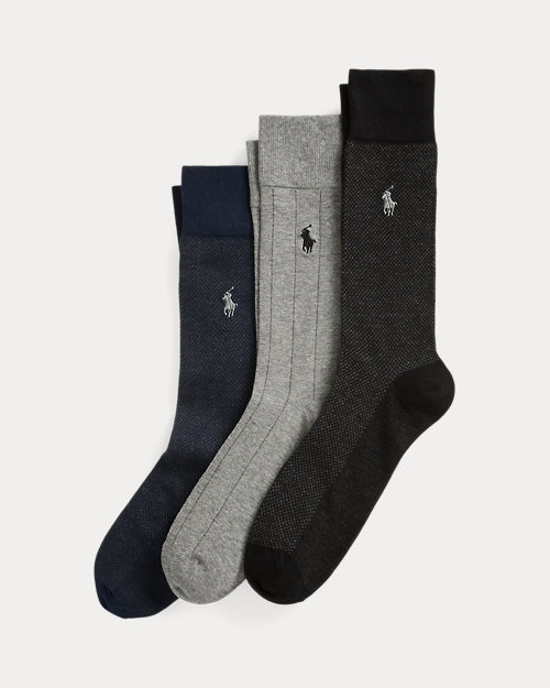 Patterned Trouser Sock 3-Pack