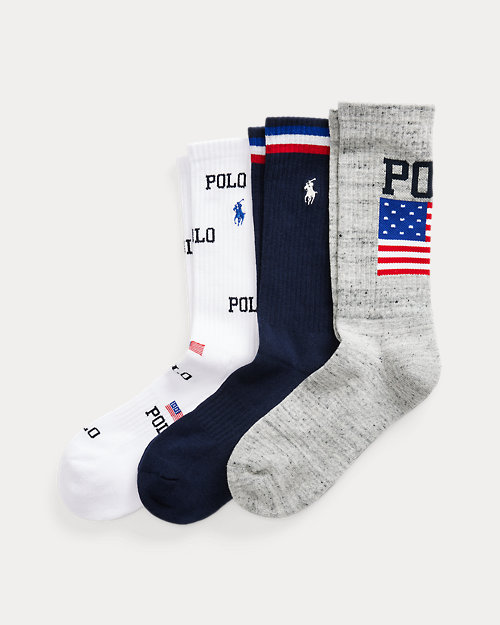 Americana Crew Sock 3-Pack