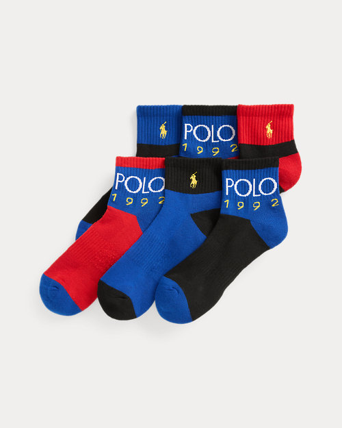 Polo 1992 Quarter-Crew Sock 6-Pack