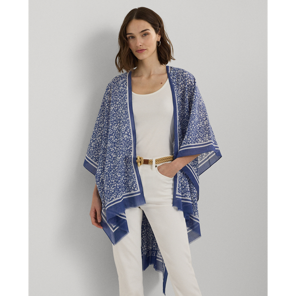 Floral Cotton Ruana for Women | Ralph Lauren® GI