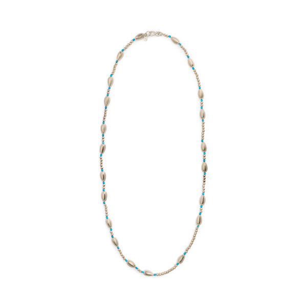 Silver-Plated Beaded Necklace Lauren 1