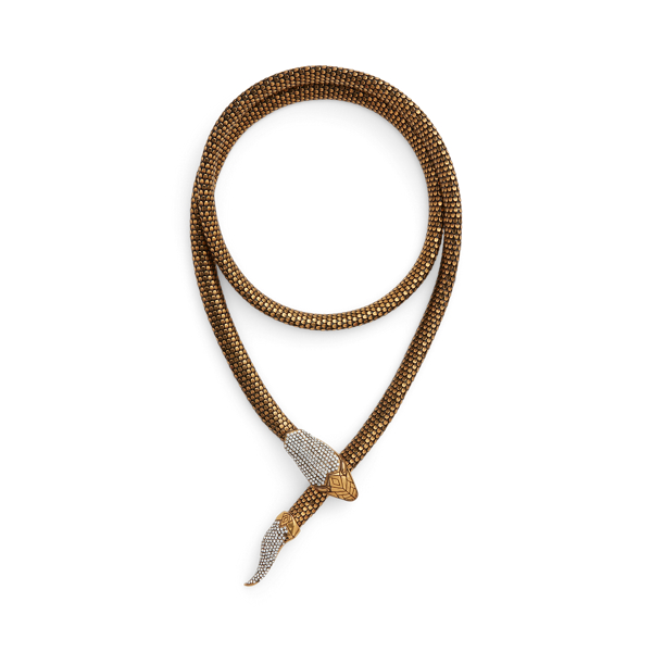 Crystal snake necklace store