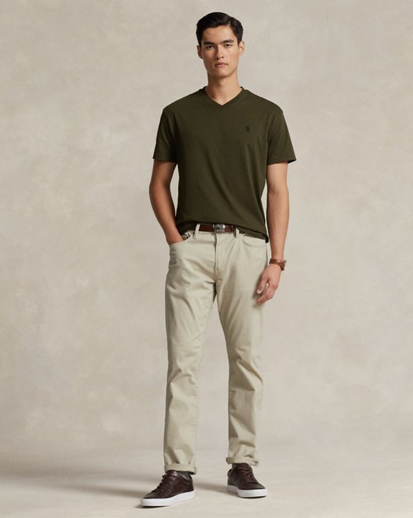 Varick Slim Straight Five-Pocket Trouser