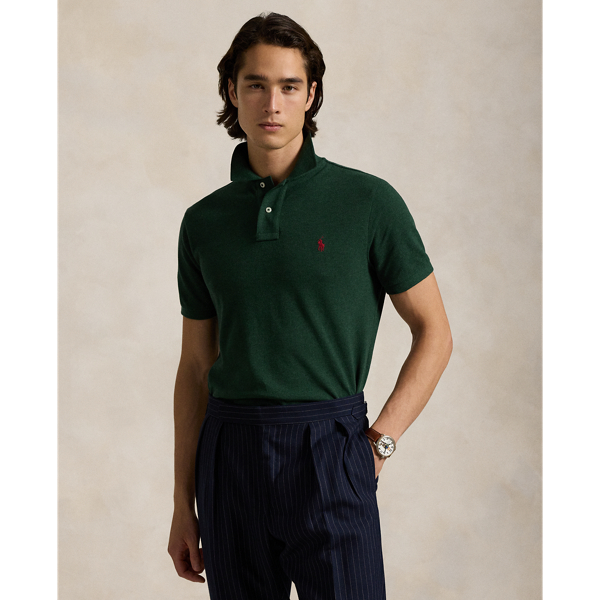 Army green ralph lauren polo shirt clearance