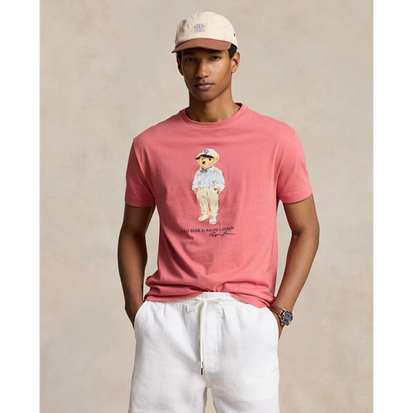 Classic-Fit Jersey-T-Shirt mit Polo Bear