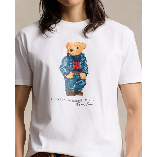 Classic Fit Polo Bear Jersey T Shirt for Men Ralph Lauren UK