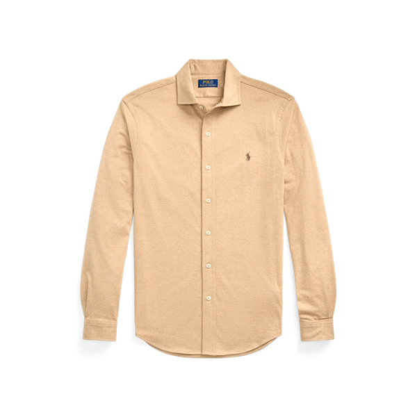 Jersey Spread Collar Shirt