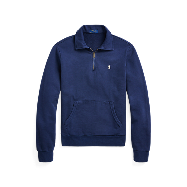 Loopback fleece sweatshirt met kwartrits voor heren Ralph Lauren BE