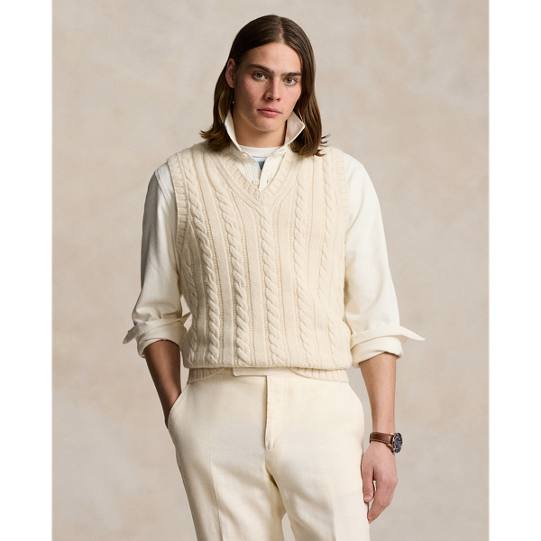 Gilet in maglia di cotone e cashmere Polo Ralph Lauren 1