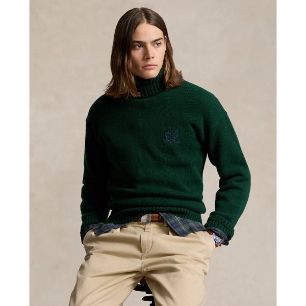 Wool-Blend Roll Neck Jumper