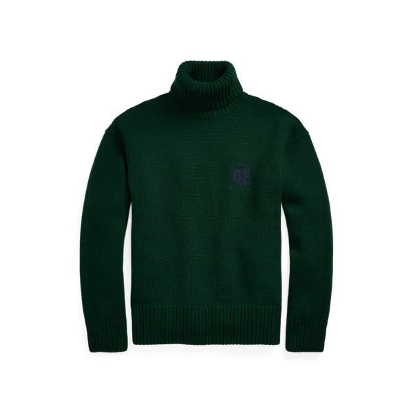 Pull a col roule en laine melangee