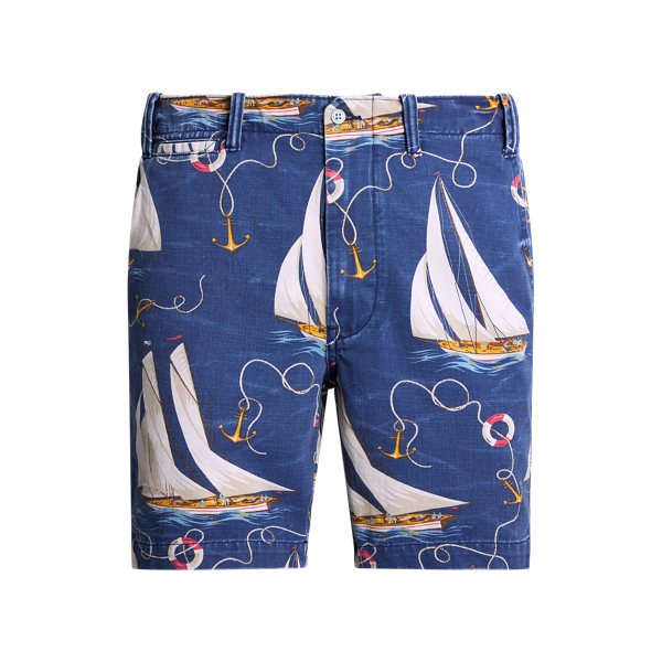 8-Inch Straight Fit Sailboat Twill Short
