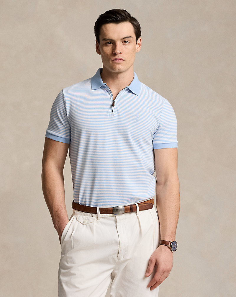 Custom Slim Fit Stretch Mesh Polo Shirt Polo Ralph Lauren 1