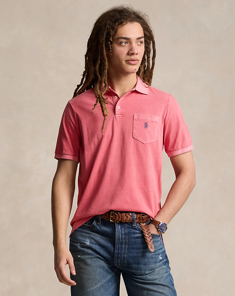 Classic Fit Garment-Dyed Polo Shirt Polo Ralph Lauren 1