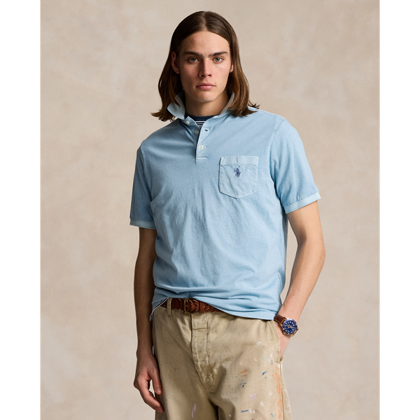 Classic Fit Garment-Dyed Polo Shirt