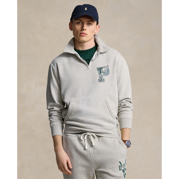 P-Wing Fleece Collared Sweatshirt