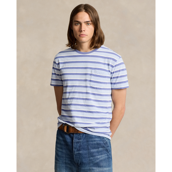 Mens ralph lauren striped t shirt hotsell